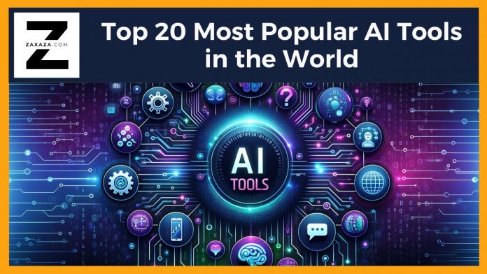 Top 20 Most Popular AI Tools in the World